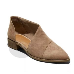 Tan Suede Cut Out Booties | BRAND NEW